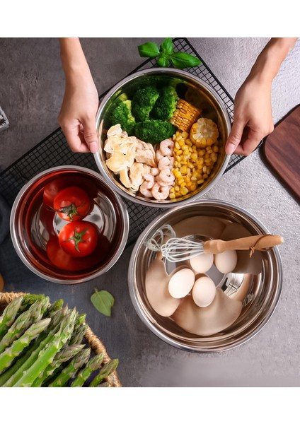 Çelik 3 Parça Kase 16CM - 20CM - 24CM fırsatları