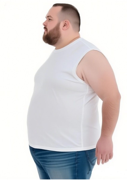Erkek Büyük Beden Oversize Sıfır Kollu T-Shirt 3xl 4xl 5xl 6xl 7xl 8xl 9xl fiyatları
