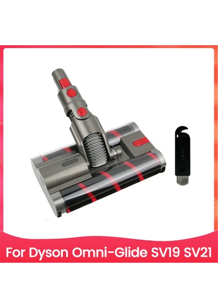 Dyson Omni-Glide SV19 SV21 Kablosuz Temizleyiciler Için Yumuşak Silindir Fırça Başlığı Sert Zemin Motorhead Aksesuarları (Yurt Dışından)