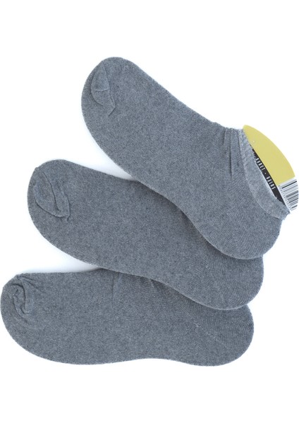 Erkek Yazlık Babet Çorap Pamuklu 3 Lü Ascona Model Terletmez Kaymaz Koku Yapmaz