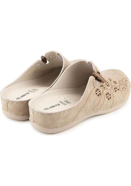 Freya Anatomik Taban Dört Mevsim Kadın Terlik Krem fırsatları