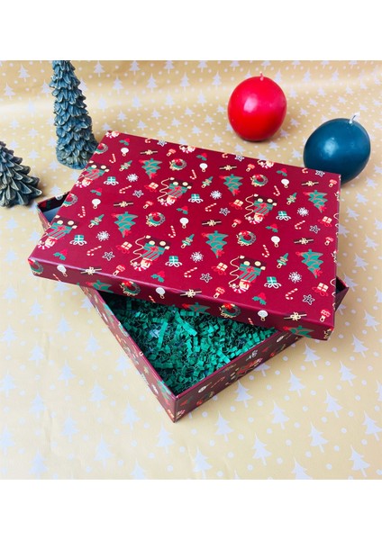 Baston Şekerli Kırmızı Yılbaşı Hediye Seti fırsatları