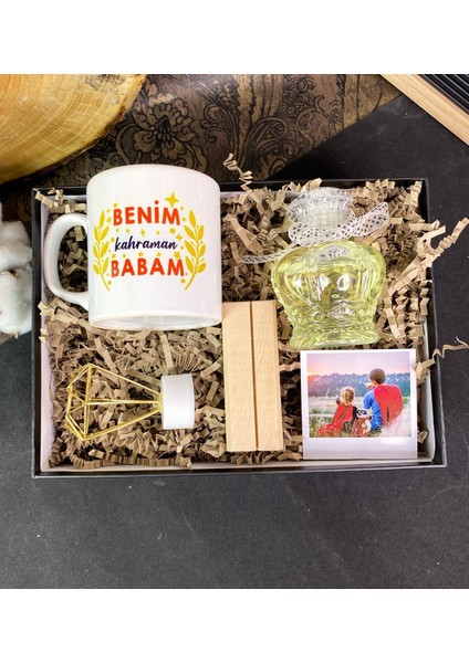 Benim Kahraman Babam Tasarımlı Hediye Seti