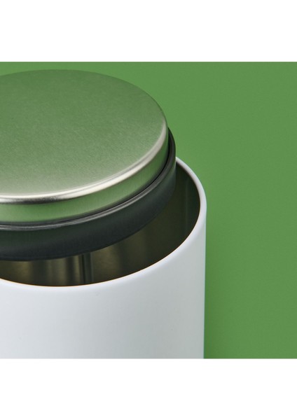 3'lü Metal Saklama Kabı Seti, Beyaz ve Siyah, Alüminyum, Şık ve Dayanıklı modelleri