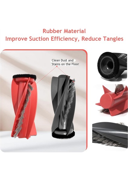 Roborock Saros 10 Robot Süpürge Aksesuarları Yedek Parçalar Silindir Ana Fırça Hepa Filtre Paspas Torbaları (Yurt Dışından) fırsatları