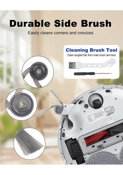 Roborock Qrevo Curv/qrevo Edge/q Revo Curv S5X Robot Süpürge Için Yedek Parçalar, Ana Fırçalar, Filtreler, Paspas Pedleri (Yurt Dışından) fiyatları