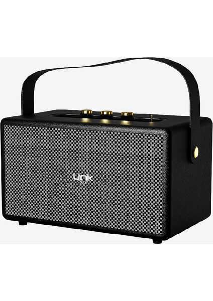 M402 Retro Nostalji Taşınabilir Mikrofonlu Bluetooth Hoparlör