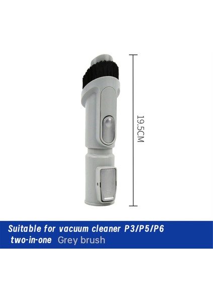 Midea P3/p6/p5 Elektrikli Süpürge Için 2'si 1 Arada Fırça Midea P6/p5/p3 Elektrikli Süpürge Için Yedek Yumuşak Fırça Parçaları Gri (Yurt Dışından) modelleri