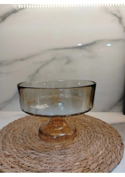 Gleram Ayaklı Kase 21 cm Füme modelleri