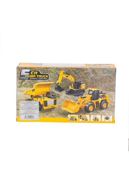 Nessiworld 5082 Sun-Rst-Rc Iş Makinesi 1 24 Damperli Kamyon Ff Işıklı 5ch 3 7V USB 40MHZ fiyatları