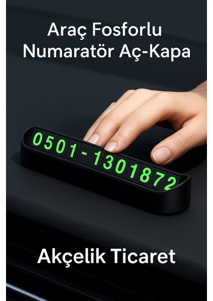 Araç Fosforlu Numaratör Aç-Kapa