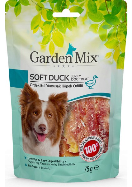 x Ördek Etli Yumuşak Köpek Ödülü 75 gr 75 gr Drstr