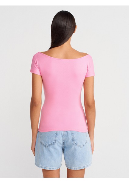 31922 Kısa Kollu T-Shirt-Pembe fiyatları