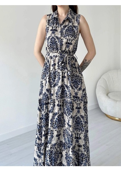 Düğmeli, Yakalı, Kolsuz Elbise modelleri