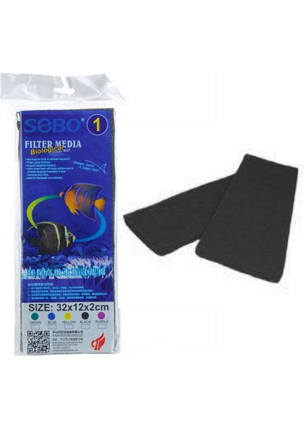 Filtre Süngeri 32X12X2 Siyah Drstr