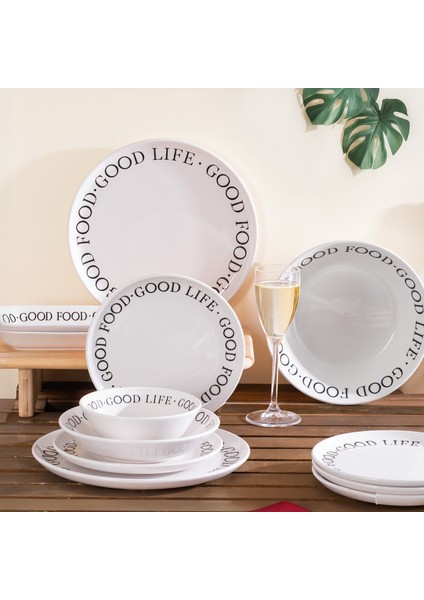 Good Stoneware Yemek Takımı 27 Parça 6 Kişilik Yemek Seti