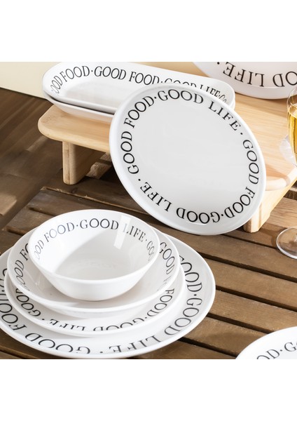 Good Stoneware Yemek Takımı 27 Parça 6 Kişilik Yemek Seti
