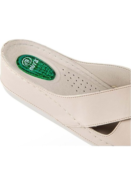 Active Anatomik Taban Dört Mevsim Kadın Terlik Krem modelleri