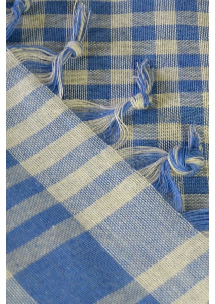 Mavi Çok Amaçlı Sofra Bezi ve Piknik Örtüsü 170x170 cm, yumuşak ve şık kumaş. modelleri