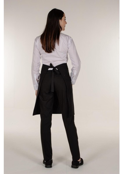 Şık Siyah Mutfak ve Garson Yarım Bel Önlüğü, Rahat ve Şık Tasarım fırsatları