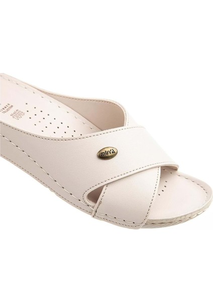 Misty Anatomik Taban Dört Mevsim Kadın Terlik Krem modelleri