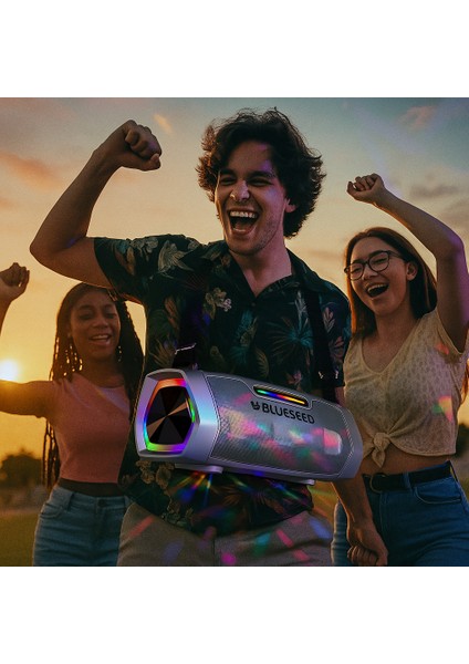 Rgb Işıklı Taşınabilir Bluetooth Hoparlör