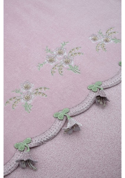 Kadife Nakışlı Çeyizlik Havlu Mint 30x50 Şık ve Kaliteli Tasarım fiyatları