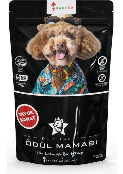 Tavuk Kanat Atıştırmalık Ödül Maması 80 gr