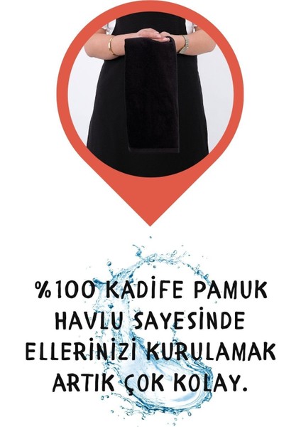 Renkli askılı mutfak önlüğü seti, şık ve kullanışlı, 50x70 cm, pamuk polyester indirimleri