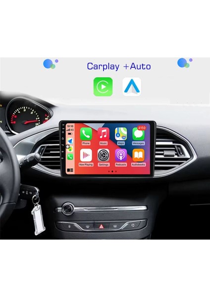 Peugeot 308 2014-2021 Android Multimedya 2gb RAM/32GB Carplay 9inc IPS Ekran Park Kamerası Hediye fiyatları