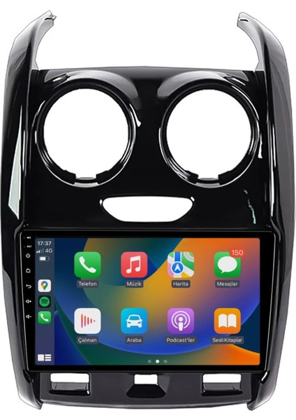 Dacia Duster 2014-2017 Android Multimedya 4gb RAM/64GB Carplay 9inc IPS Ekran Park Kamerası Hediye fiyatları