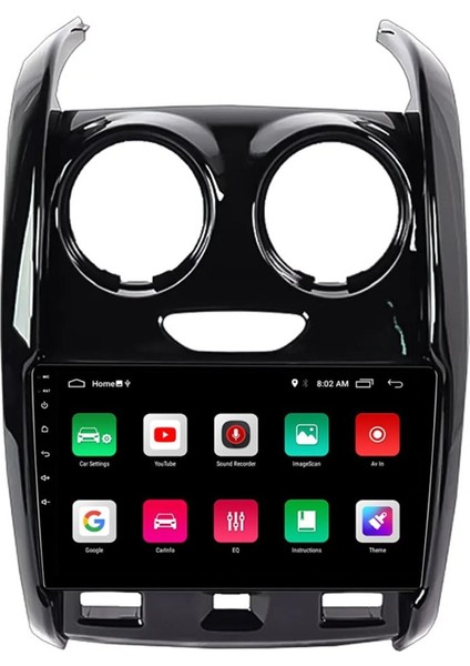 Dacia Duster 2014-2017 Android Multimedya 4gb RAM/64GB Carplay 9inc IPS Ekran Park Kamerası Hediye indirimleri