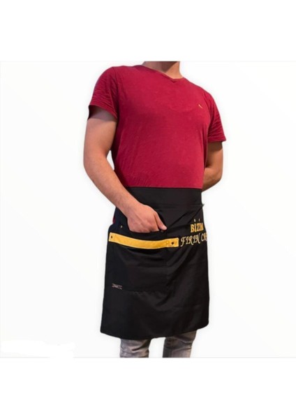 Yarım Belden Bağlamalı Siyah Mikropolyester Önlük, Kuaför, Kafe, Restoran Kullanımı fiyatları