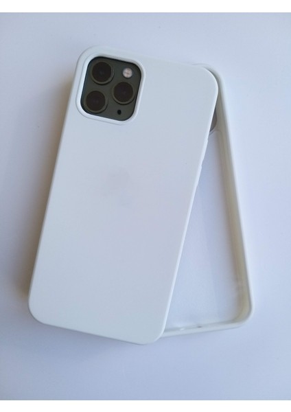 İphone 12/ 12 Pro İle Uyumlu Lansman İçi Kadife Esnek Silikon Kılıf