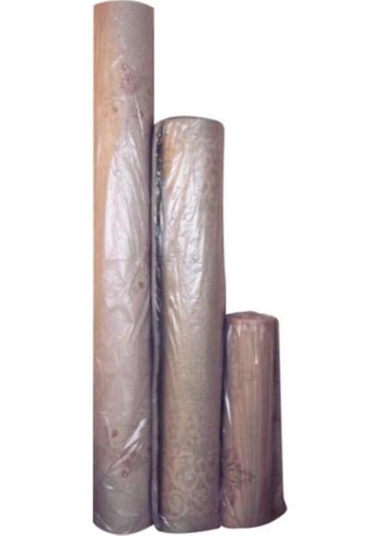 Şeffaf taşınma ve koruma poşeti 45x45 cm, dayanıklı plastik, turuncu renk indirimleri