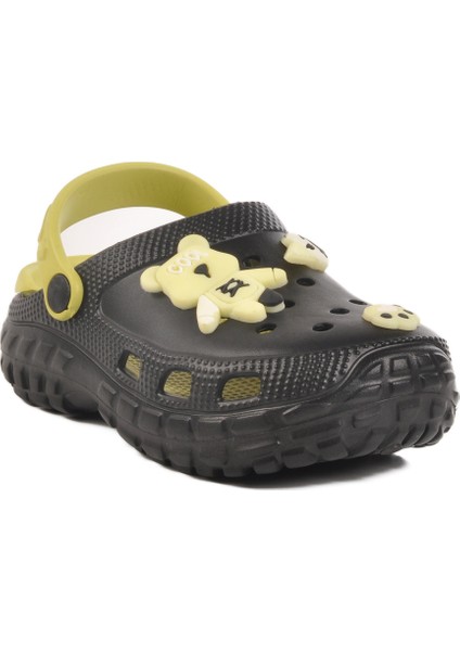 Siyah Eva Hafif Unisex Çocuk Sabo Terlik 960 P-F modelleri