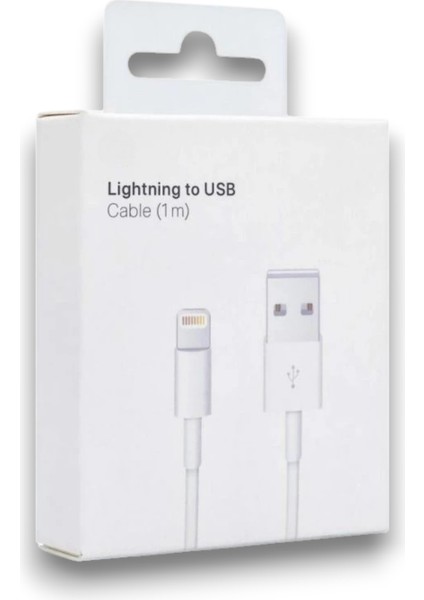 Apple iPhone Uyumlu USB To Lightning Şarj Kablosu – 1 Metre | Hızlı Şarj & Veri Aktarımı | iPhone Serisi ile Uyumlu Dayanıklı Kablo