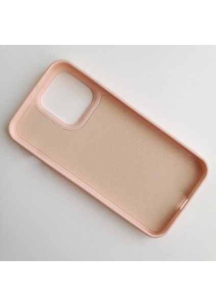 Apple iPhone 13 Pro 6.1 Uyumlu Lansman Içi Kadife Silikon Kılıf Pudra fiyatları