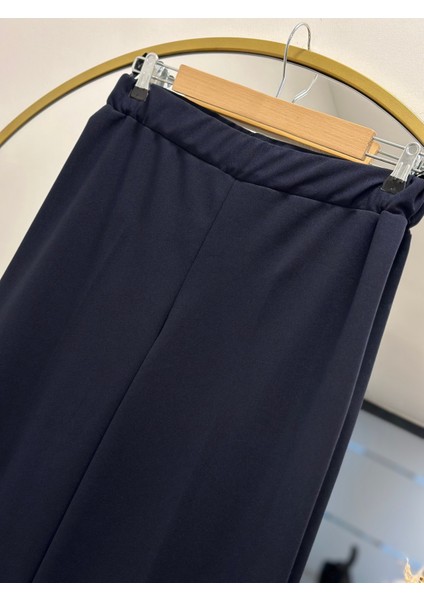 Çağla Geniş Paça Skuba Kumaş PANTOLON-MT1354 Lacivert fiyatları