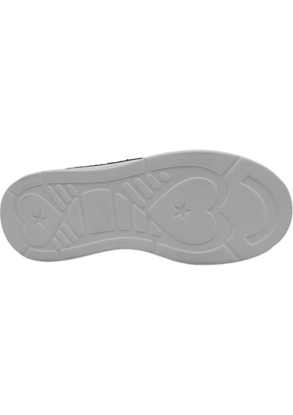 Siyah Yüksek Tabanlı Kadın Sneaker 423-6 Z