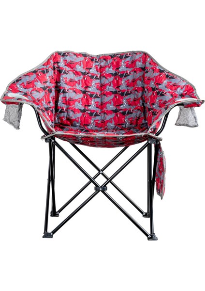 Nevgrande Comfort Katlanabilir Kamp Sandalyesi Kırmızı Kamuflaj fiyatları