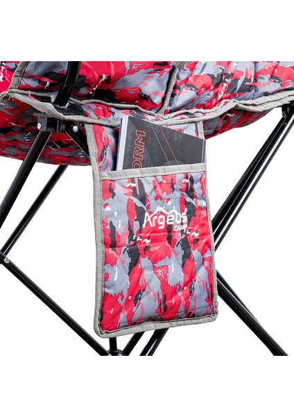 Nevgrande Comfort Katlanabilir Kamp Sandalyesi Kırmızı Kamuflaj indirimleri