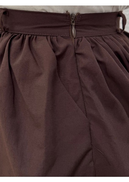 Erna Kemerli Poplin ETEK-BN4362 Kahve