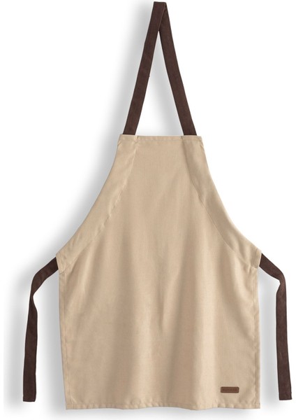 Bej Mutfak Önlüğü 60x75, Şık ve Pratik, Temizliği Kolay, Pamuk Malzeme