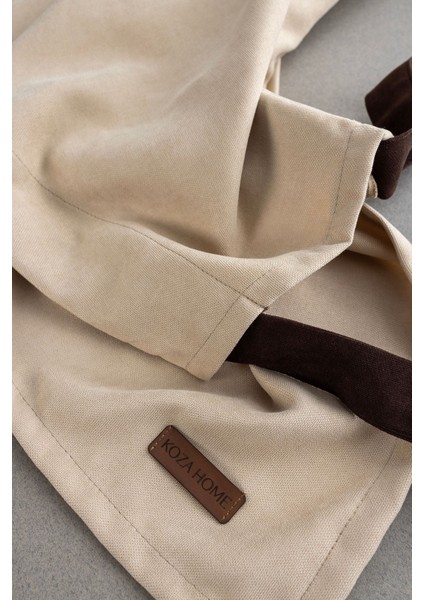 Bej Mutfak Önlüğü 60x75, Şık ve Pratik, Temizliği Kolay, Pamuk Malzeme fırsatları