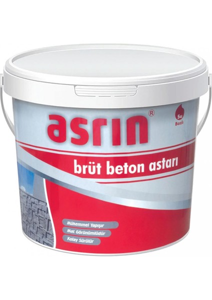 Brüt Beton Astarı Yeşil 3kg
