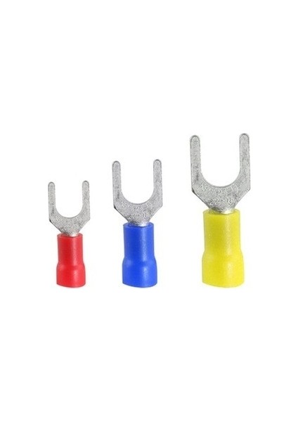 Izoleli Çatal Tip Pabuç 0,5-1,5 mm Civata Çapı 3,2 mm 150 Adet Paket