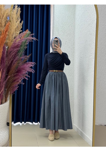Erna Kemerli Poplin ETEK-BN4362 Gri
