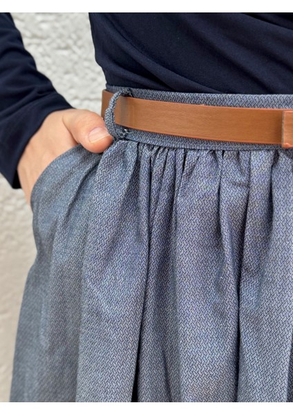 Erna Kemerli Poplin ETEK-BN4362 Gri