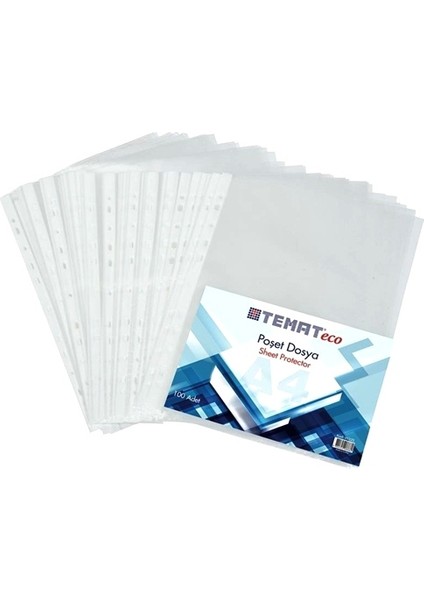 Poşet Dosya A4 100LÜ - 3 Paket